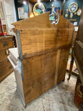 Antique Painted Pine Chiffonier/Washstand with Mirror Tiles