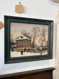 Russian Impressionist School Oil Painting, Signed – Mid 20th Century