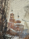 Russian Impressionist School Oil Painting, Signed – Mid 20th Century