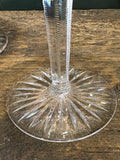 Pair of 1950s Bohemian Cut Crystal Coupes