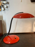 Vintage Mid-Century BHS Red Desk Lamp – Made in Italy, Industrial Style
