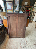 Edwardian Mahogany Mirror, Originally from a Wardrobe Door, c.1900–1920