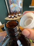 Vintage Empty Chemist Bottle – Hydrochloric Acid