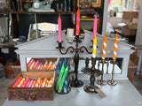 Neon Pink & Orange Helter Skelter Candle – True North Chandlers