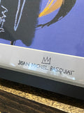Framed Print of Dollar Sign, Don’t Tread on Me – Jean-Michel Basquiat & Andy Warhol Collaboration