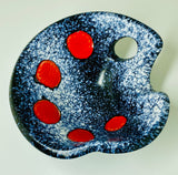 Vintage 1960s Céramiques Elchinger Pottery Dish – Artist’s Palette Design