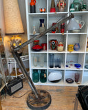Unique Handcrafted Industrial Floor Lamp – Adjustable & Foldable
