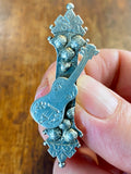 Edwardian Silver Violin Brooch – Hallmarked Birmingham, 1912