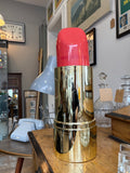 Piper-Heidsieck Lipstick Champagne Cooler – Vintage Red & Gold Bottle Cooler | £48