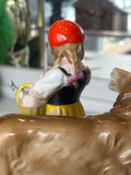1950s East German Porcelain Figurine – Red Riding Hood and the Wolf – Weiss Kühnert & Co, Grafenthal