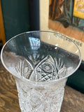 Pair of 1950s Bohemian Crystal Champagne Flutes