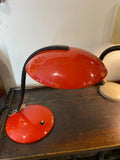Vintage Mid-Century BHS Red Desk Lamp – Made in Italy, Industrial Style