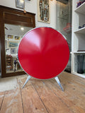 1970s Sofono Spacemaster Electric Heater – Red and Yellow Circular Space Age Design