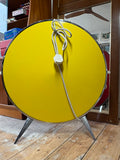 Back view showing yellow rear panel and cable of vintage of Sofono heater.