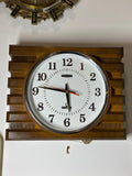 Vintage Manix Large Quartz Wall Clock – Retro Mid-Century Style