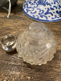 Small Antique Edward VII Silver Top Crystal Scent Bottle – Birmingham 1908