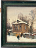 Russian Impressionist School Oil Painting, Signed – Mid 20th Century