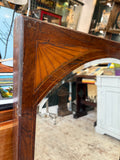 Edwardian Mahogany Mirror, Originally from a Wardrobe Door, c.1900–1920