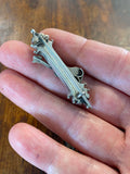 Edwardian Silver Violin Brooch – Hallmarked Birmingham, 1912