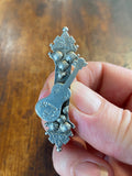 Edwardian Silver Violin Brooch – Hallmarked Birmingham, 1912