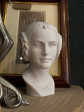 Goebel bisque porcelain bust of a classical maiden, marked Goebel W. Germany