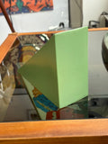 Vintage 1980s ASA Selection Green Wedge Vase – West German Modernist Ceramic