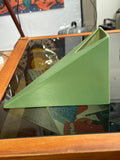 Vintage 1980s ASA Selection Green Wedge Vase – West German Modernist Ceramic