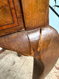 Vintage Queen Anne Revival Piano Stool with Storage – Walnut, c.1930s