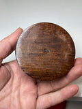Charming Vintage Wooden & Brass Table Compass – Fully Functional