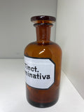 Vintage Apothecary Bottle- Tinct.carmin