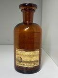Vintage Apothecary Bottle- Tinct.carmin
