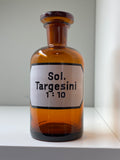 Vintage Apothecary Bottle- Sol. Targesini