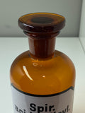 Vintage Apothecary Bottle- Spir.acid.salicyl.