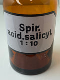 Vintage Apothecary Bottle- Spir.acid.salicyl.