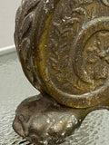 Vintage Tall Ornate Brass Candlestick – 60cm, Heavyweight Antique-Style Candle Holder