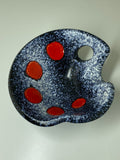 Vintage 1960s Céramiques Elchinger Pottery Dish – Artist’s Palette Design