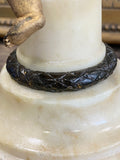 Late 19th Century French Art Nouveau Gilded Cherub Candle Holder – Marble Base