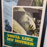 Original Framed Lobby Card – You’ll Like My Mother (1972) – Vintage Thriller Memorabilia