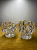 Vintage Kosta Boda Sunflower candle holders