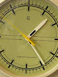 Mid century Phillips quartz wall clock