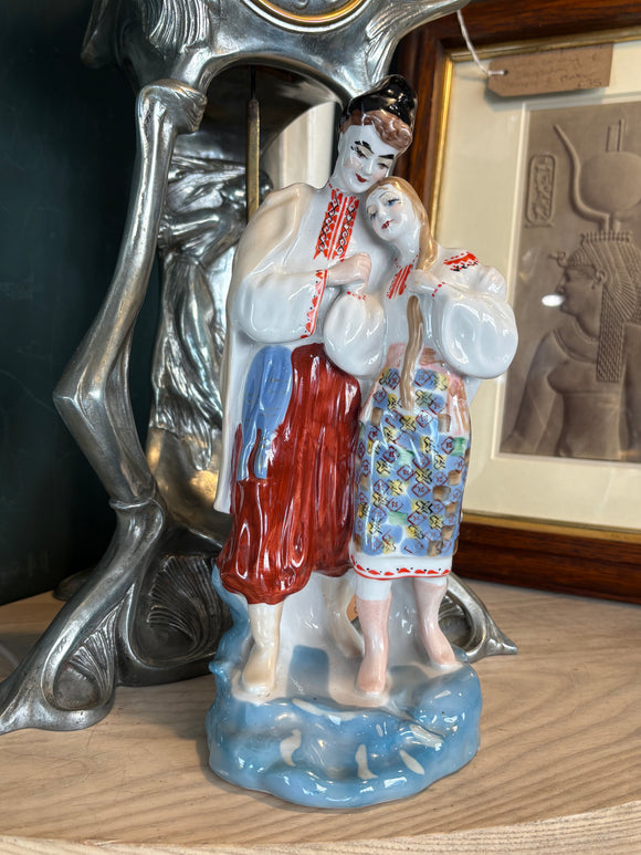 Ukrainian porcelain figurine 'May Night' by Vladislav Shcherbina, front view