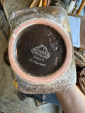 Base of Strehla Keramik vase showing maker’s mark and stamp