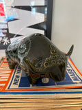 1960s Lotus Pottery Stylised Bull — Elizabeth Skipworth, Devon Studio Pottery, 23cm