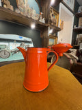 Vintage Yugoslavian Orange Enamel Coffee Pot – c.1970s