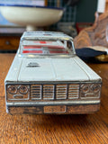 Vintage tin friction toy ambulance