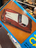 Lucky Sports Car – Vintage Friction Toy with Opening Hood, Original Box