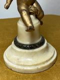 Antique French cherub candle holder