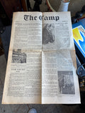 Front page of 1944 German propaganda newspaper The Camp, issued to British POWs 