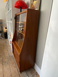 Mid century teak display unit