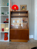 Mid-Century Teak Display Cabinet by F.D. Welters – High Wycombe